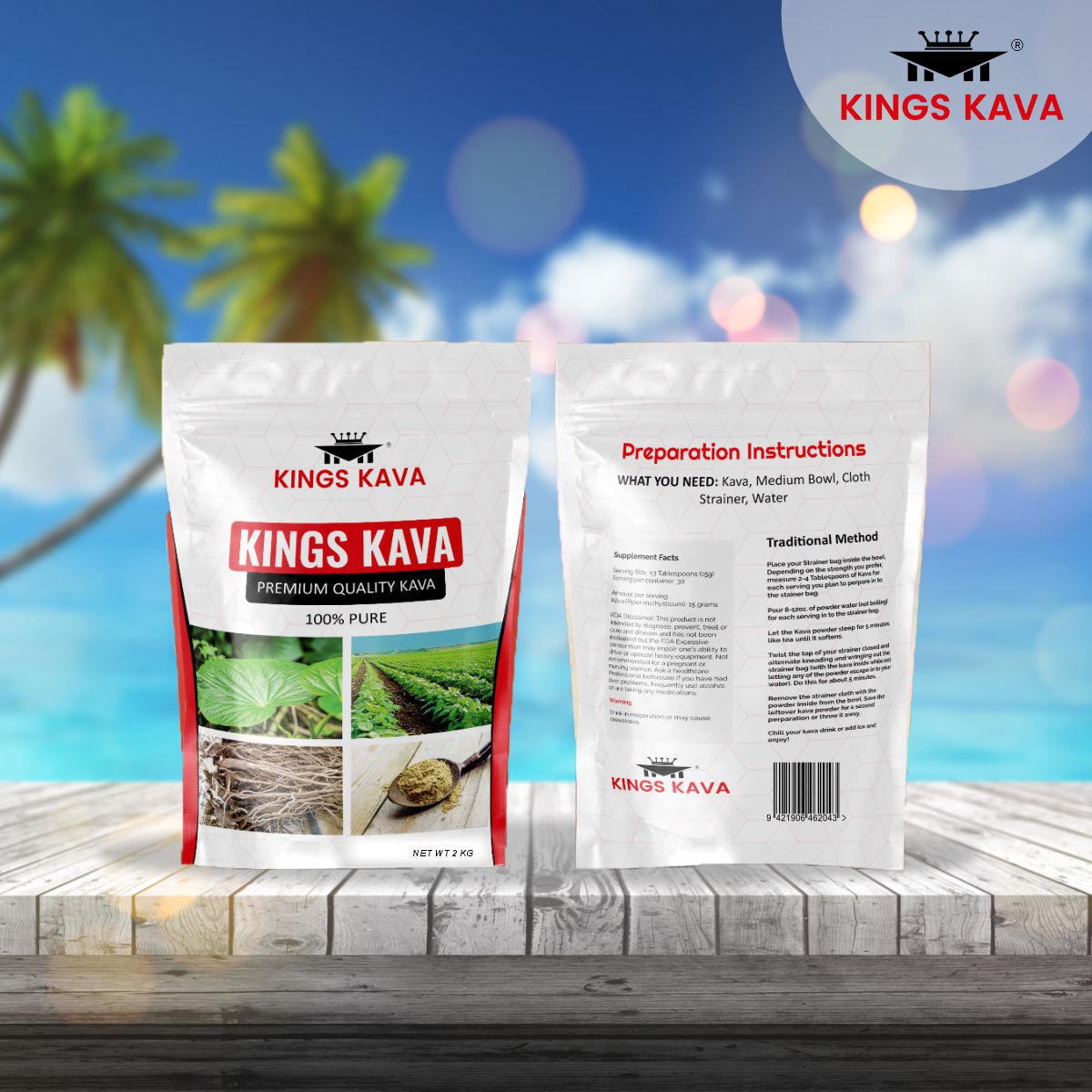 Premium Fiji Kava 2kg kings kava